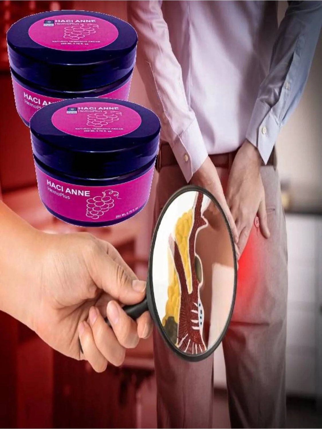 Süper Hacı Anne Hemoplus Doğal Kremi 250 ml x 2 Adet