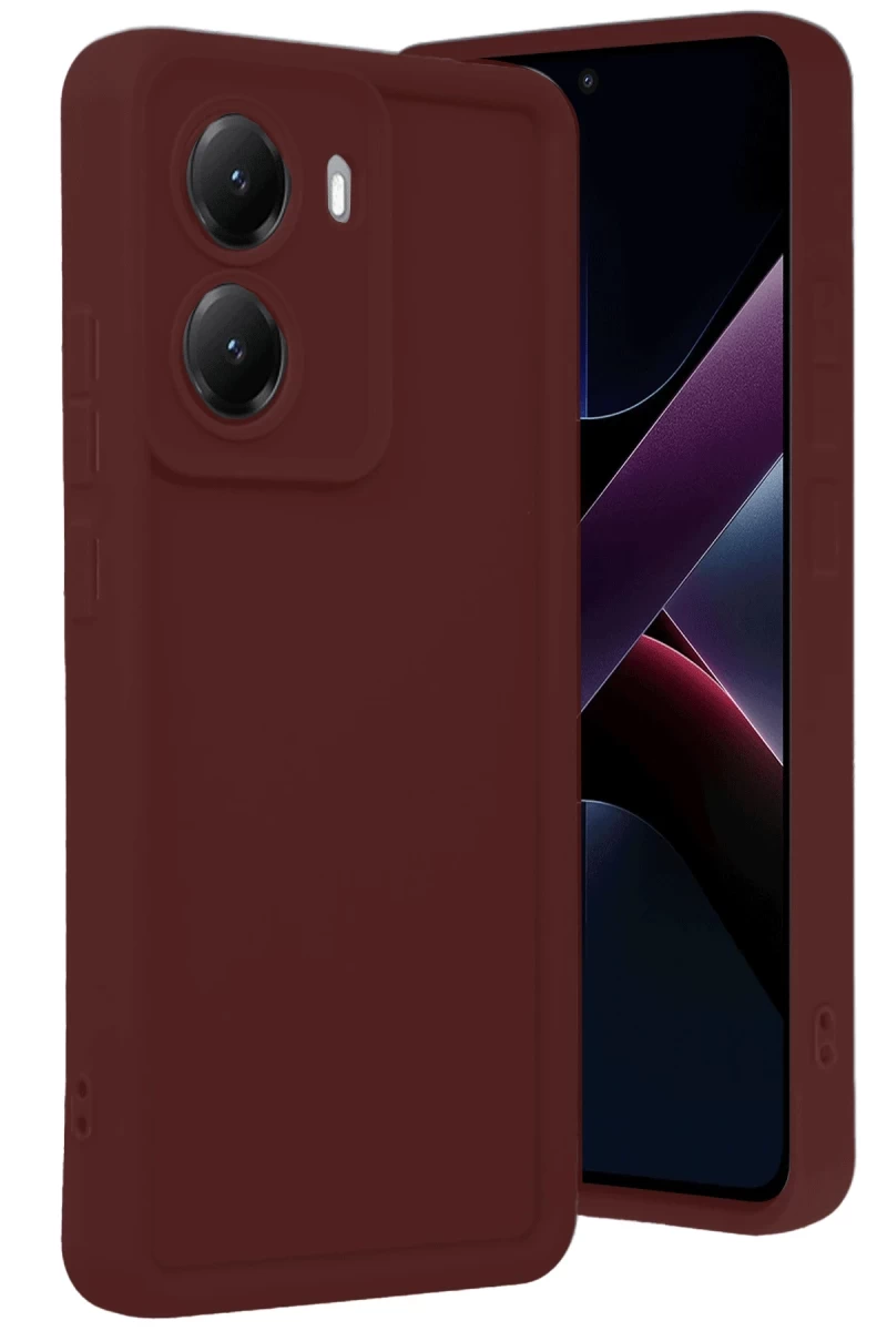 Xiaomi Poco X7 Pro Uyumlu Viera Silikon - Bordo