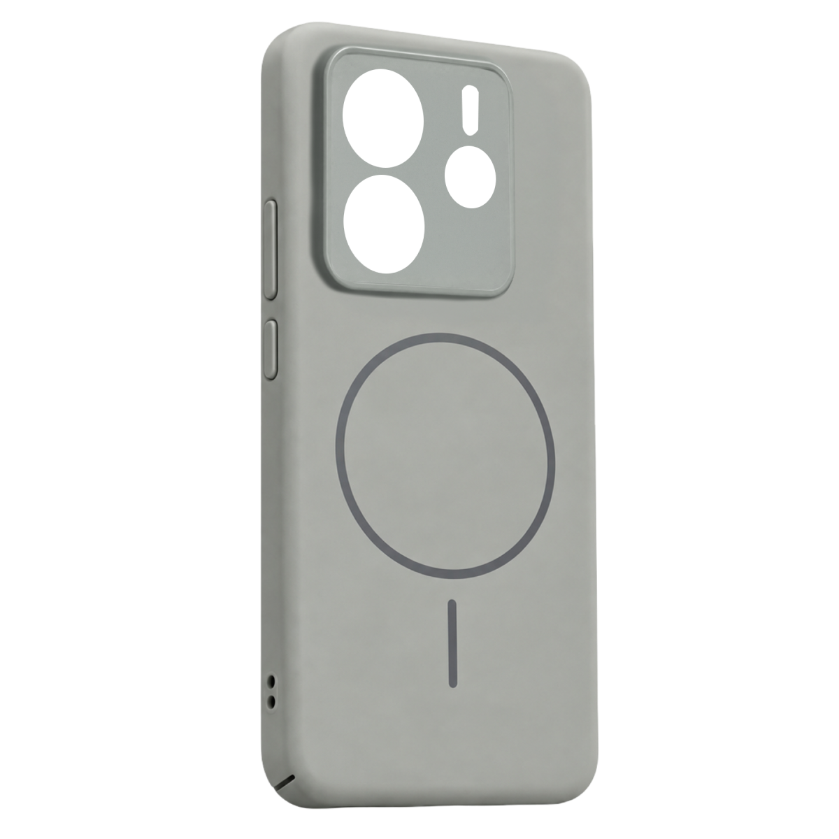 Xiaomi Redmi Note 14 4G Mika PC Magsafe Kapak - Gri
