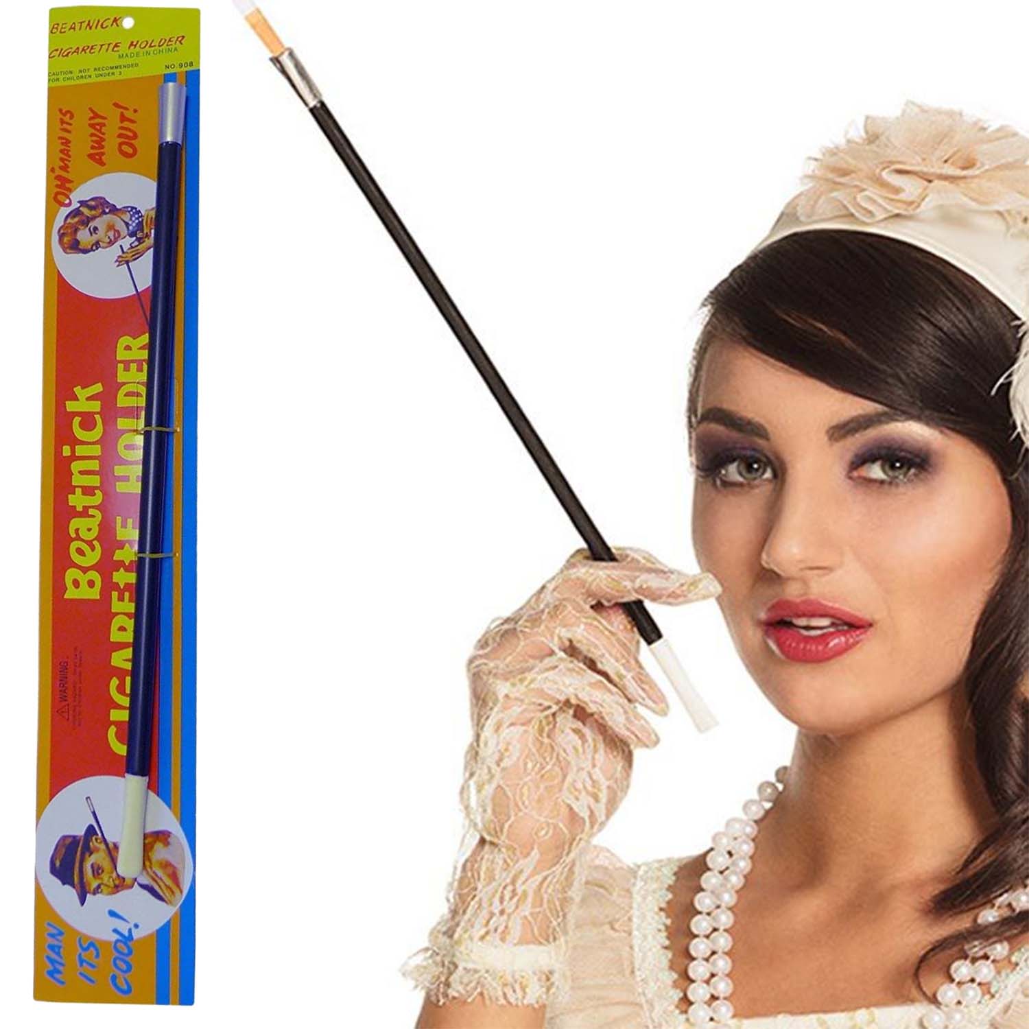 Uzun Sigara Ağızlık 70li 80li 90lı Yıllar Retro Parti 30 cm