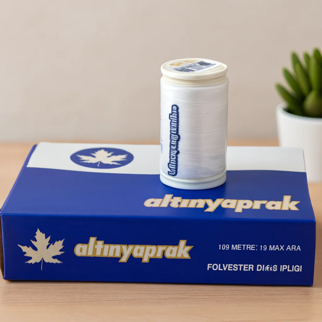 Beyaz Dikiş İpi 100 m - 12'li Paket