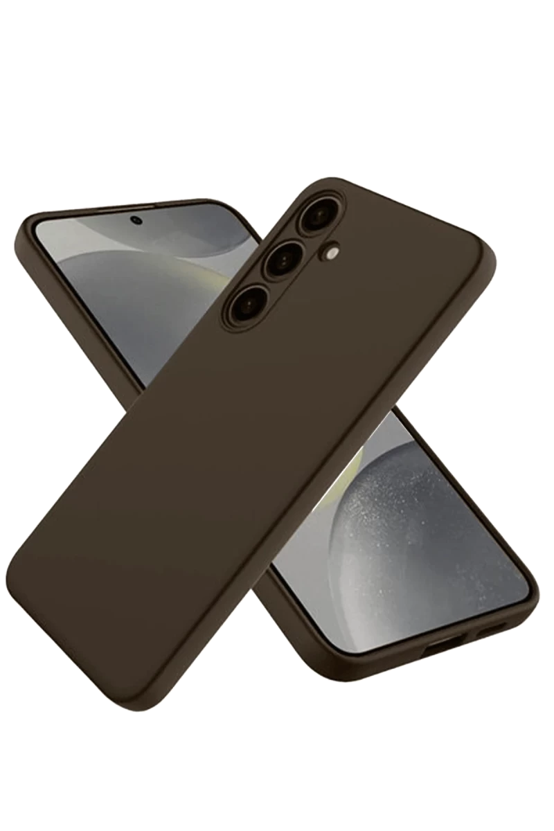 Samsung Galaxy A26 Uyumlu Kılıf First Silikon - Kahverengi