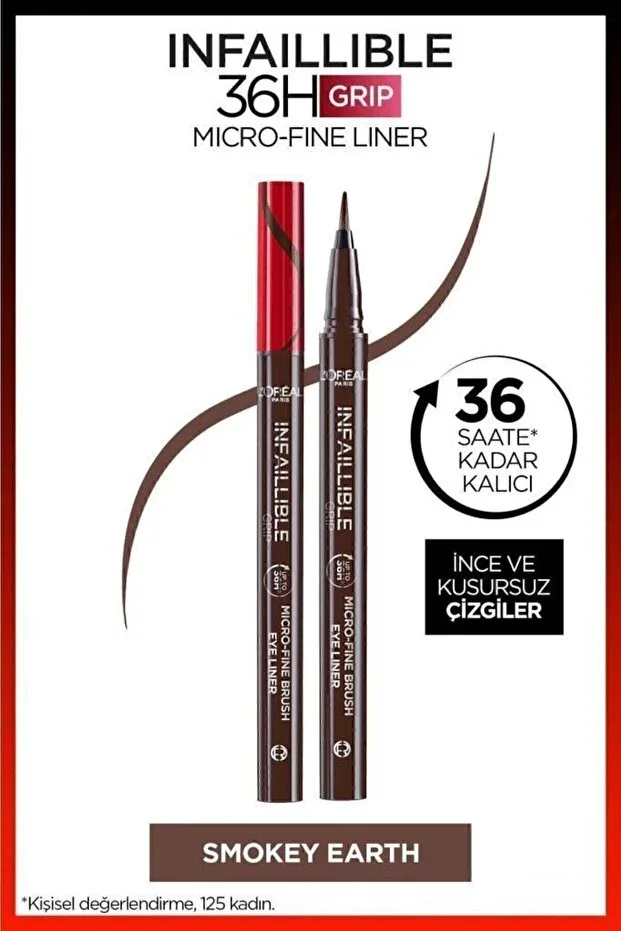 L'Oreal Infaillible 36H Micro Eyeliner - 02 Smokey Earth