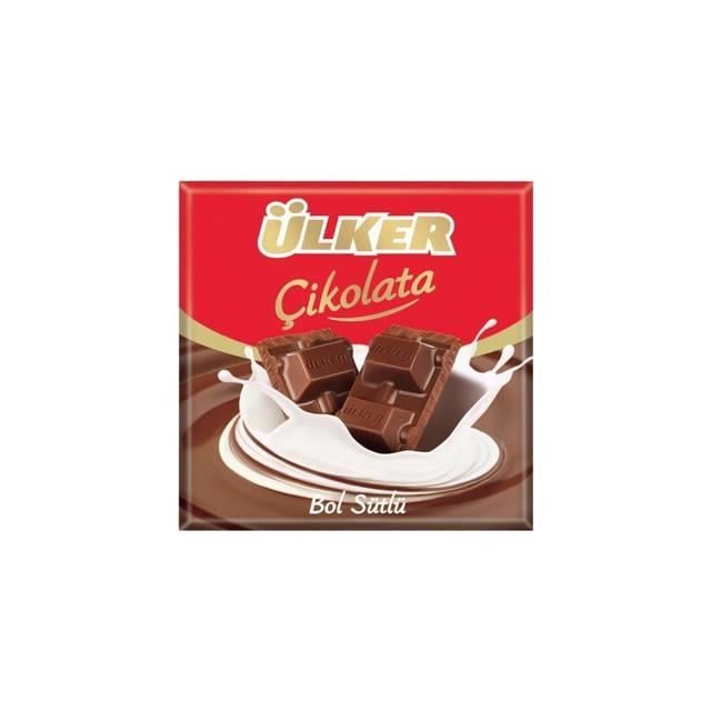 1429-5 Çikolata Sütlü Kare 60gr 1 Adet