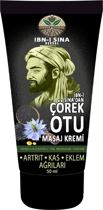 3 Adet Ibn-I Sina Çörek Otu Kremi 50 ml Sırt Bel Kas Diz Iskelet Agrilarina Harici Uygulama Teskin Edici Masaj Kremi