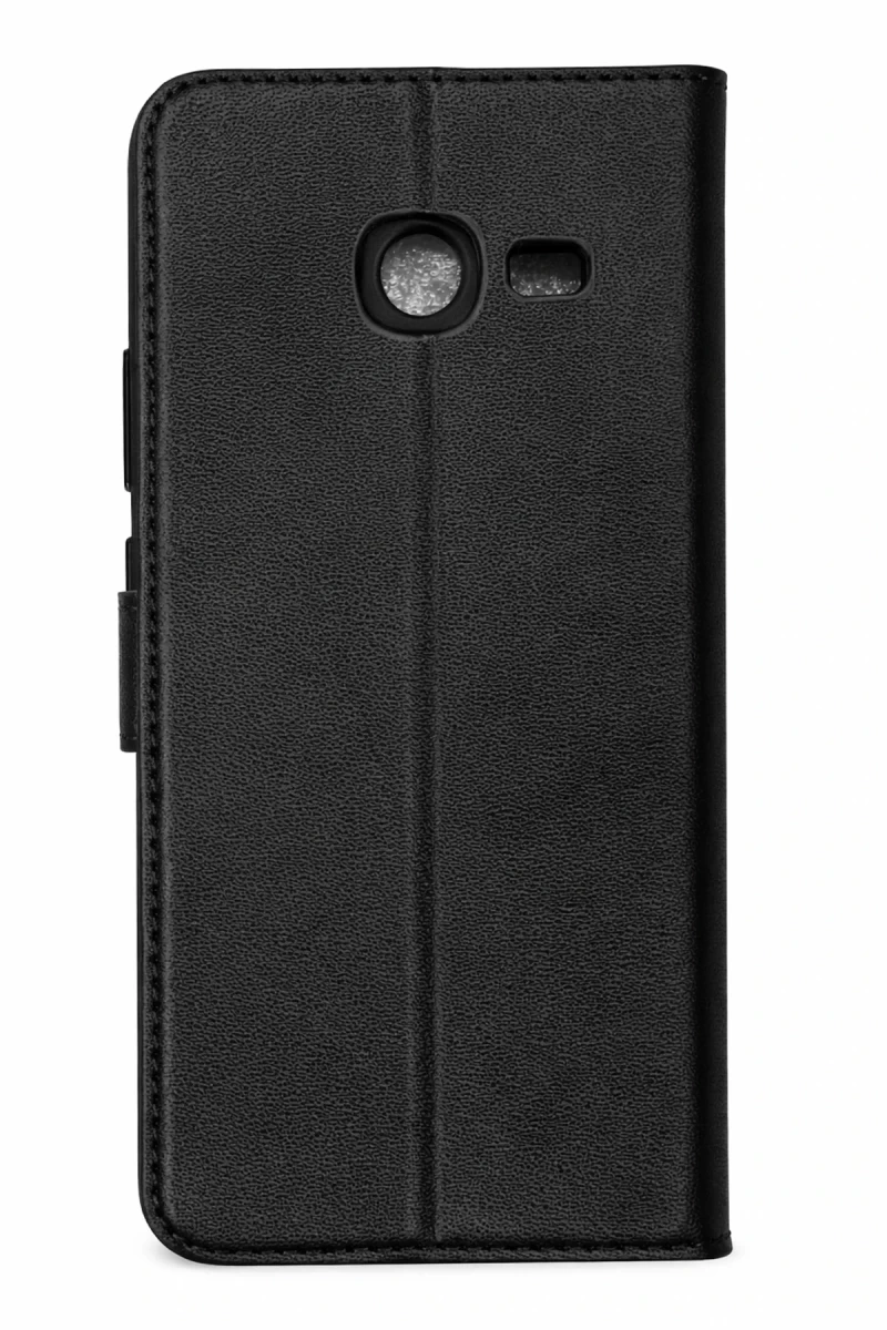 Samsung Galaxy J4 Plus Uyumlu Trend S Plus Kapaklı Kılıf - Siyah