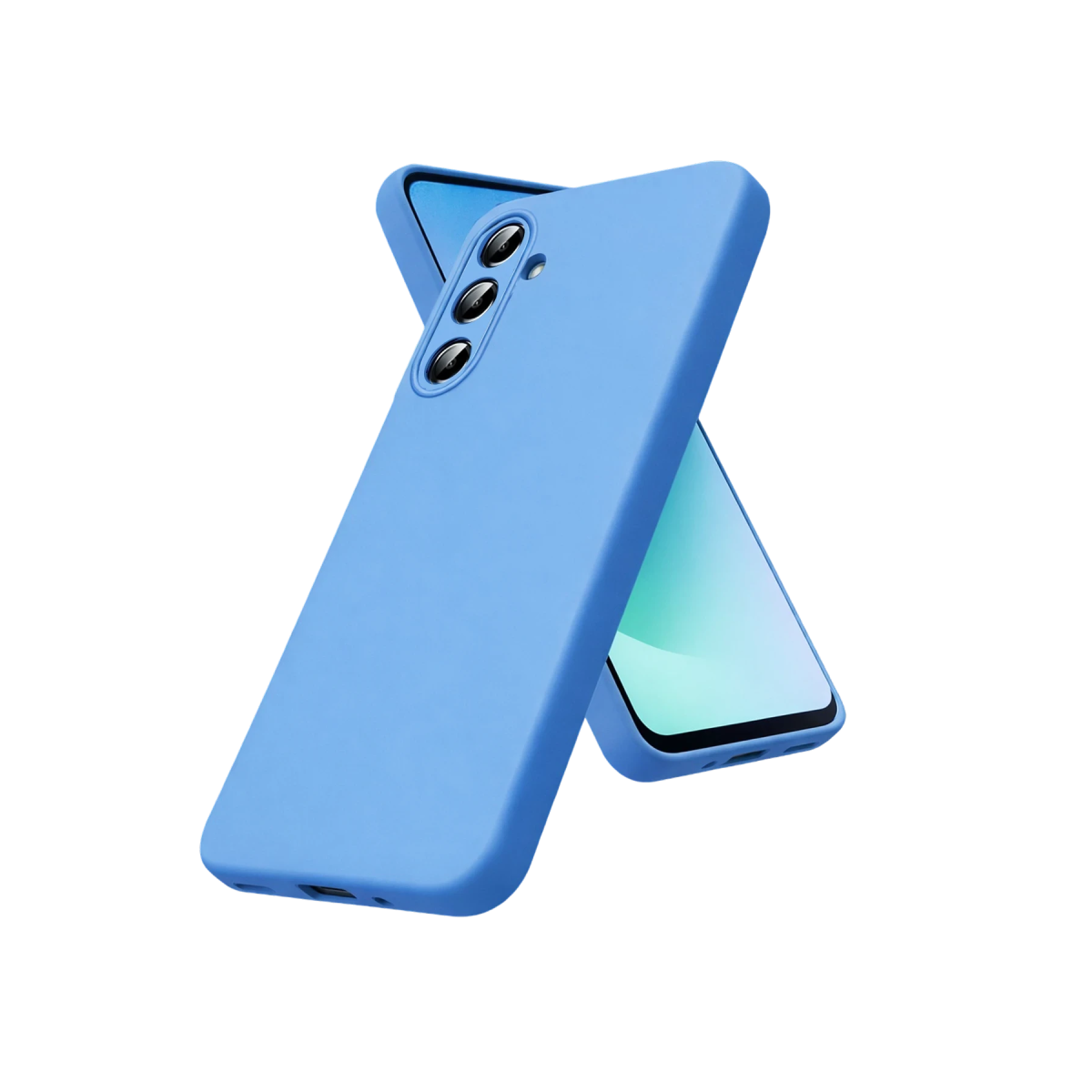 Samsung Galaxy A57 5G Nano içi Kadife Silikon - Mavi