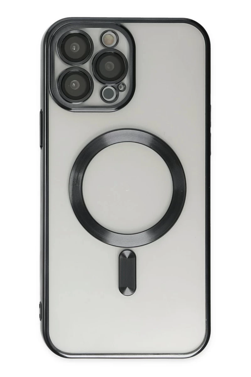Apple iPhone 14 Pro Uyumlu Kılıf Kross Magneticsafe Kapak - Siyah