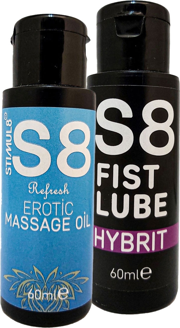 Stımul8 60 ml Naturel Erotikmasaj Yağı ve 60 ml Iubrikantkrem
