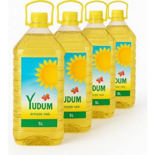 YUDUM AYÇİÇEK YAĞI 5 LT - PET (4 Adet)