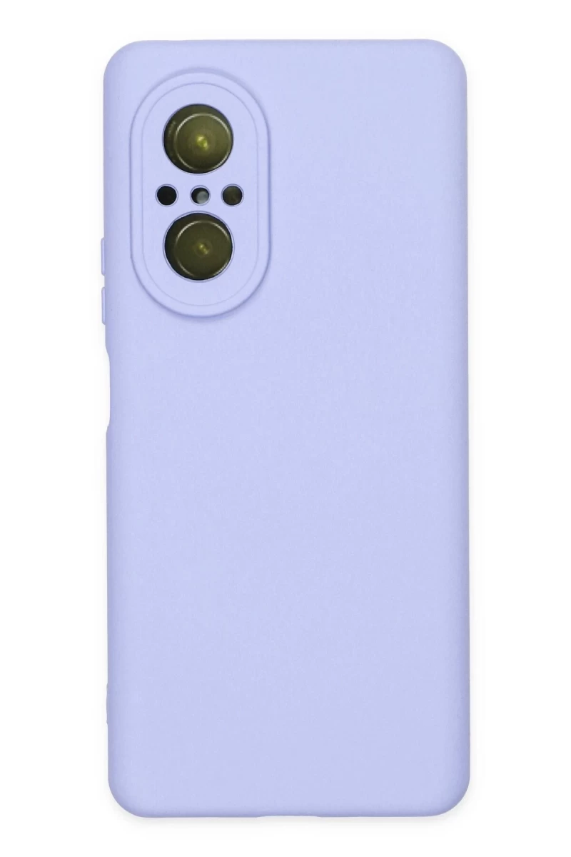 Huawei Nova 9 SE Uyumlu Kılıf Nano içi Kadife Silikon - Lila
