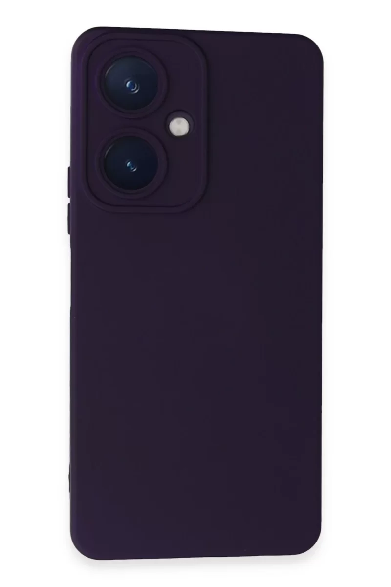 Vivo Y27 Uyumlu Kılıf Nano içi Kadife Silikon - Mor