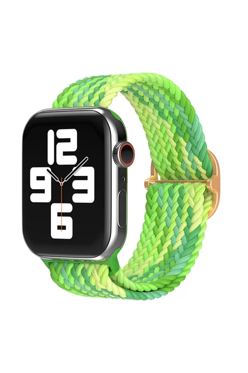 Apple Watch 42mm Uyumlu Star Kordon - Turkuaz-Yeşil
