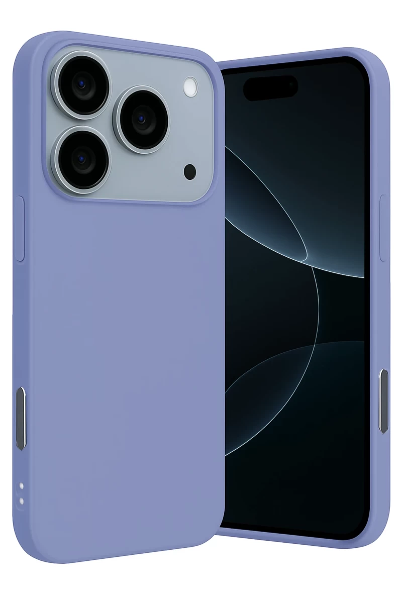 Apple iPhone 17 Pro Max Uyumlu Nano içi Kadife Silikon - Lila