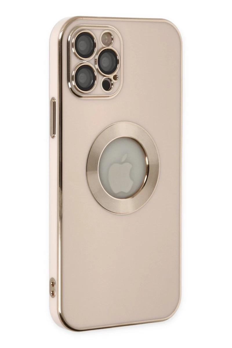 Apple iPhone 12 Pro Max Uyumlu Kılıf Store Silikon - Pembe