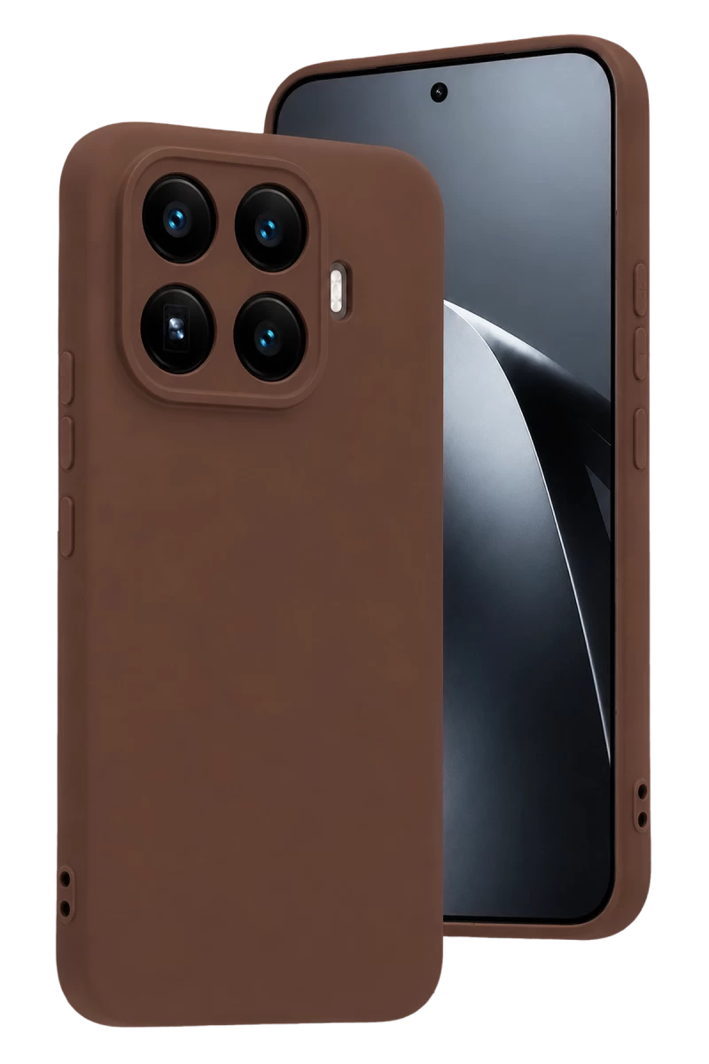 Xiaomi Mi 17T Pro Uyumlu First Silikon - Kahverengi