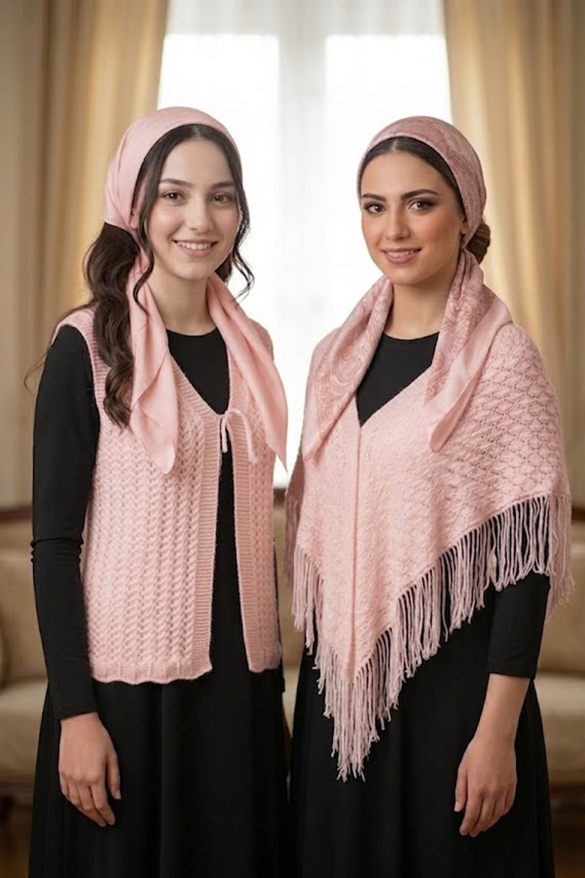 Gelin Yeleği ve Gelin Şalı, Kristal Simli Çeyizlik Yelek ve Şal