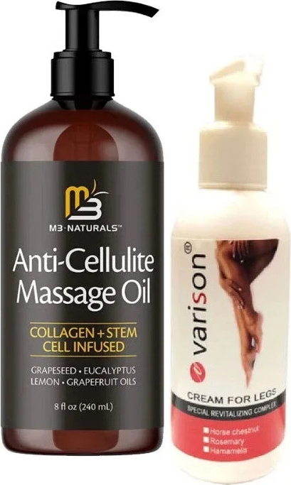 Süper Anti-Cellulite 240 ml Massage Oil Masaj Yağı + Varison 120 ml