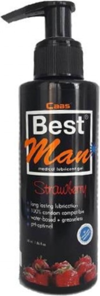 Caas Sens Ankara Best Man Büyük Boy Çilekli  Jel 150ml