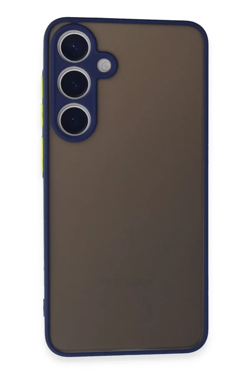 Samsung Galaxy S24 Uyumlu Kılıf Montreal Silikon Kapak - Lacivert