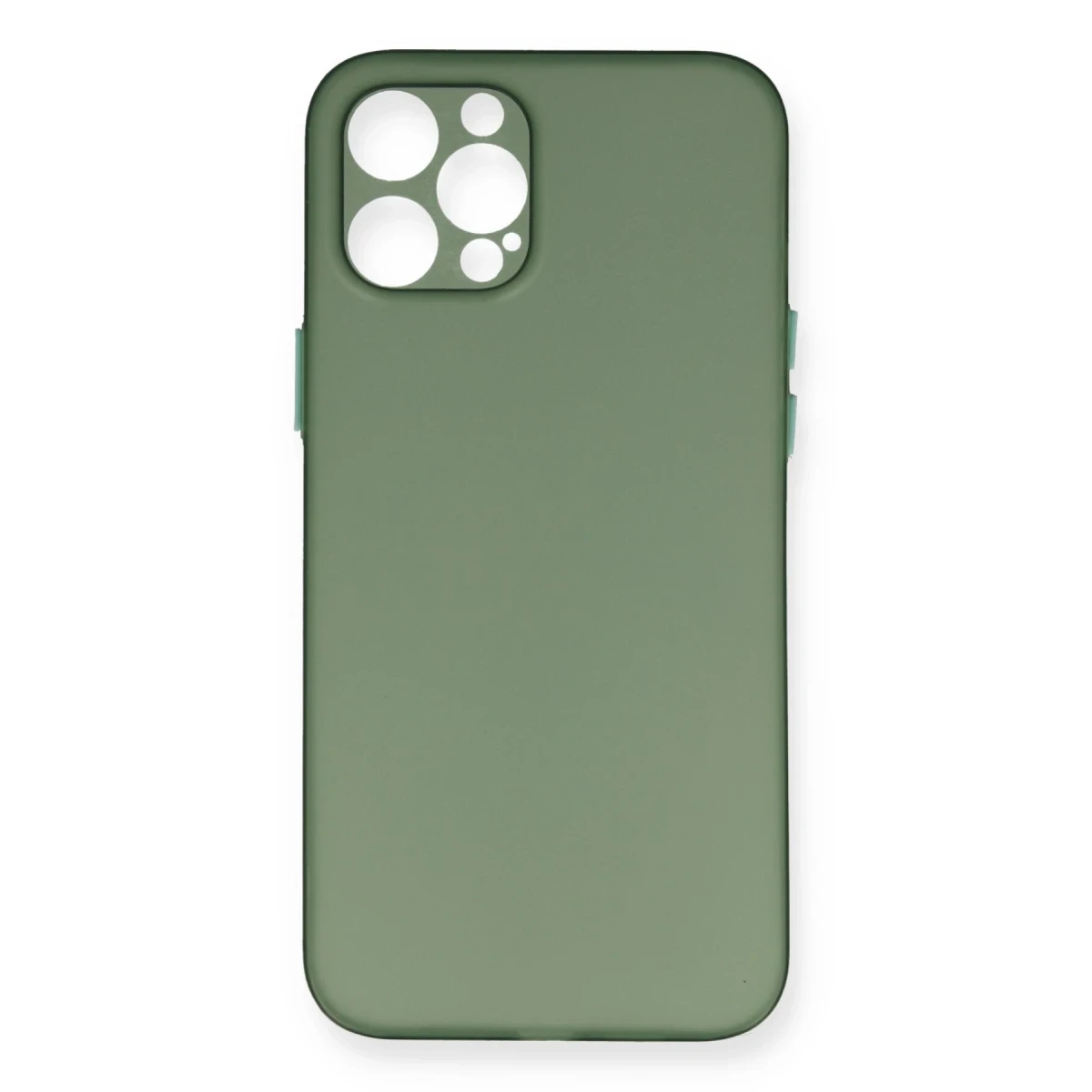 Apple iPhone 12 Pro Kılıf PP Ultra İnce Kapak - Yeşil