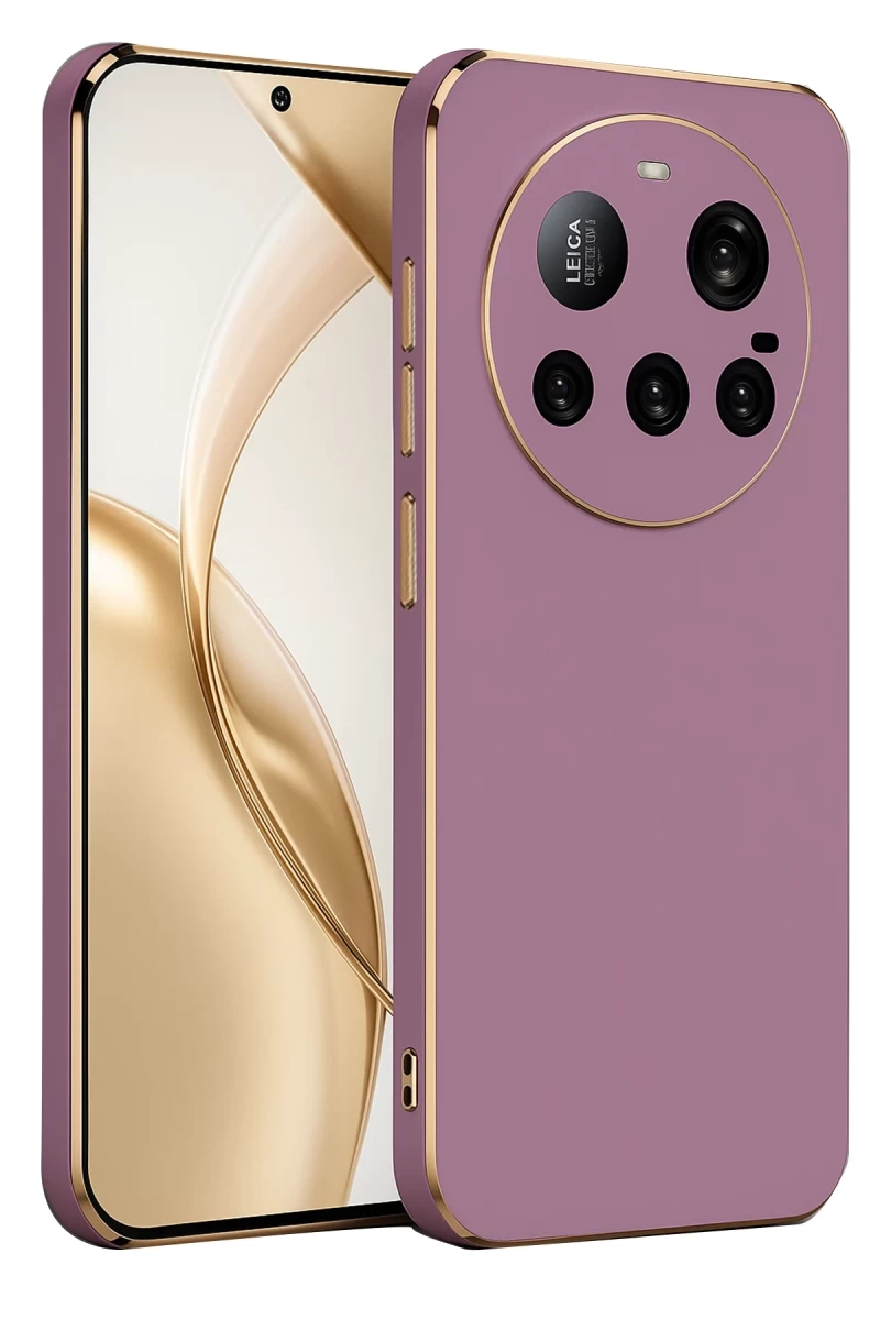 Xiaomi Mi 15 Ultra Uyumlu Kılıf Volet Silikon - Mor