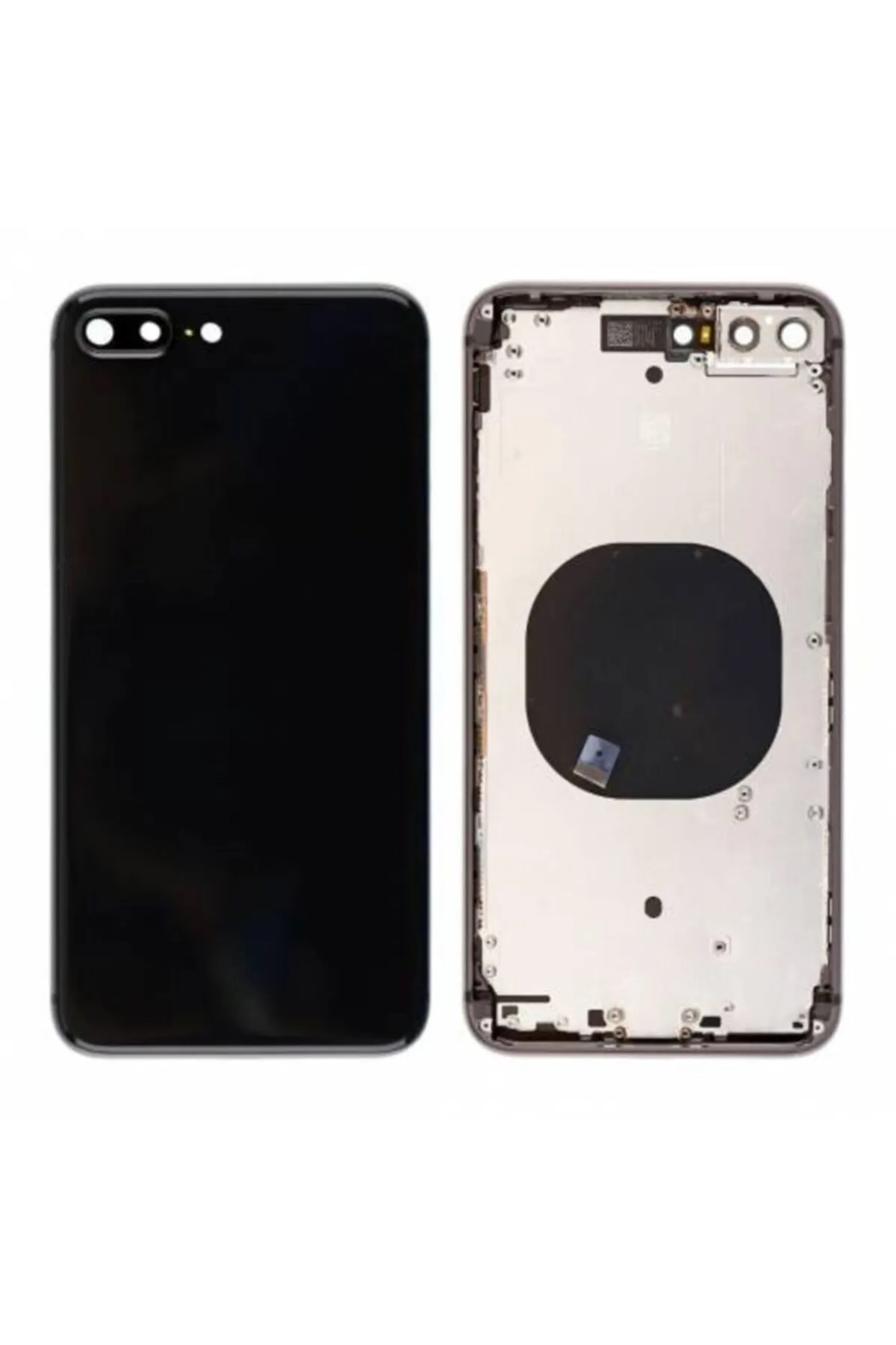 iPhone 8 Plus Uyumlu Kasa Kapak (Siyah)