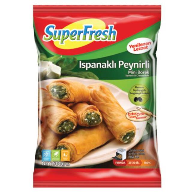 Mini Rulo Ispanaklı Börek 500gr 1 Adet
