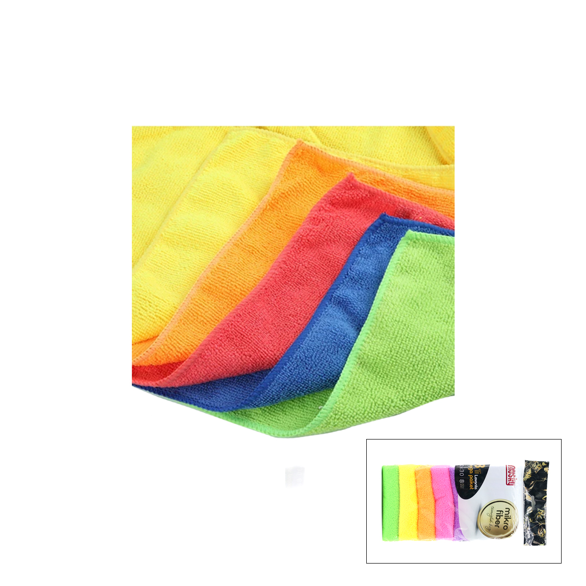 8'li Mikrofiber Temizlik Bezi - Lavanta Kokulu