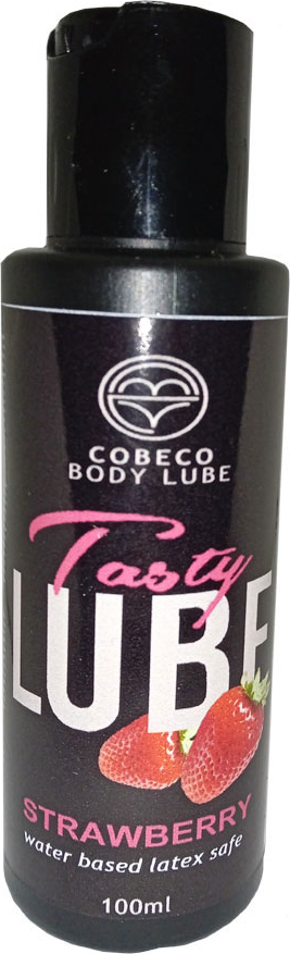 Cobeco Body Lube With Strawberry Water Based - Tasty Lube Latex Safe 100 ml  Snmx - Latex - Kondom Uyumlu Su Bazlı Anàl Kàydırıcı Vajìnal Kàyganlàştırıcı Çikoolata Aromalı Lubrikant Jel