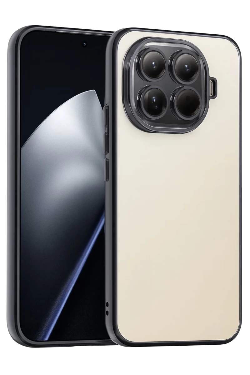 Xiaomi Mi 15T Pro Uyumlu Lensli Silikon - Siyah