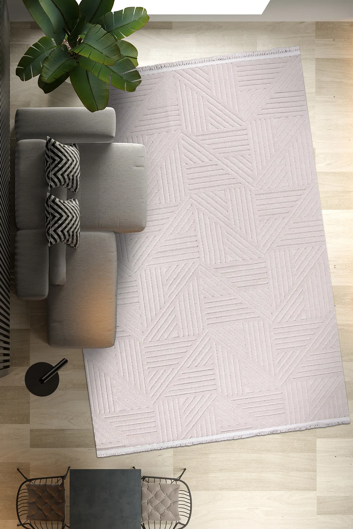 YoudayHomeCollection TİGANA Model Oturma Odası Halısı · EBAT: 100X200