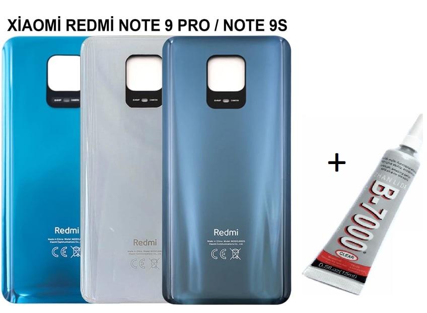 REDMİ NOTE 9 PRO Uyumlu - NOTE 9S  Arka Batarya Pil Kapağ