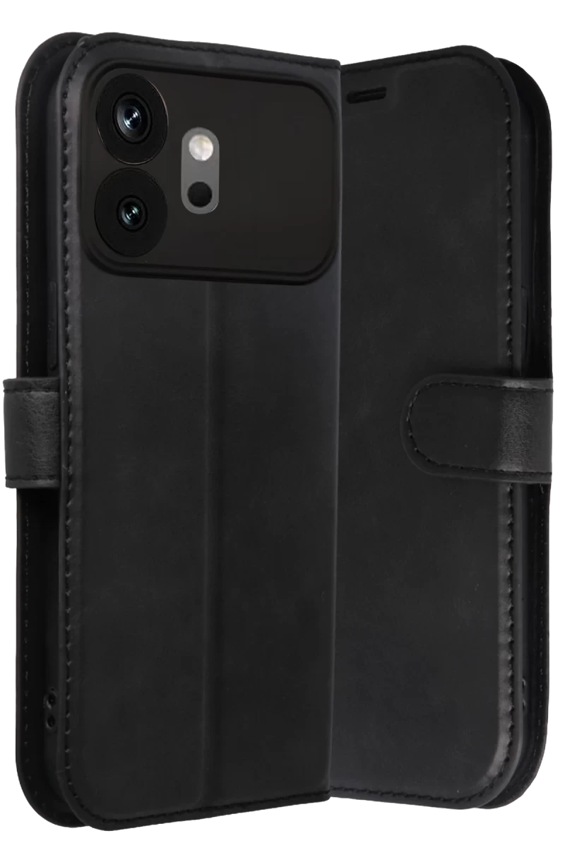 Huawei Honor 600 Uyumlu Trend S Plus Kapaklı Kılıf - Siyah