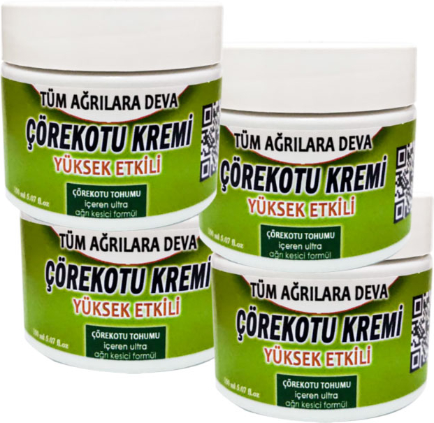 Çörek Otu Tohumu Yağı Karışımlı Paincream 150 ml 4 Adet