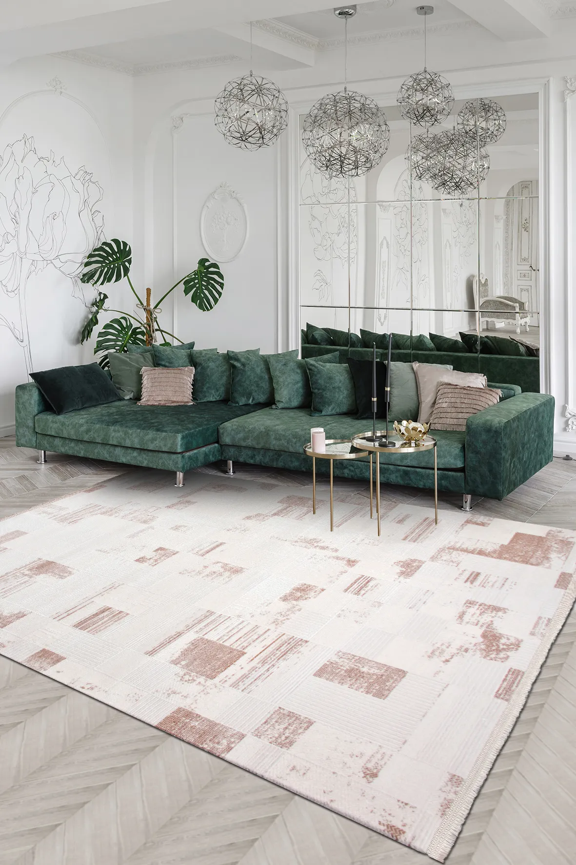 YoudayHomeCollection KİSRA Model Oturma Odası Halısı · EBAT: 100X100