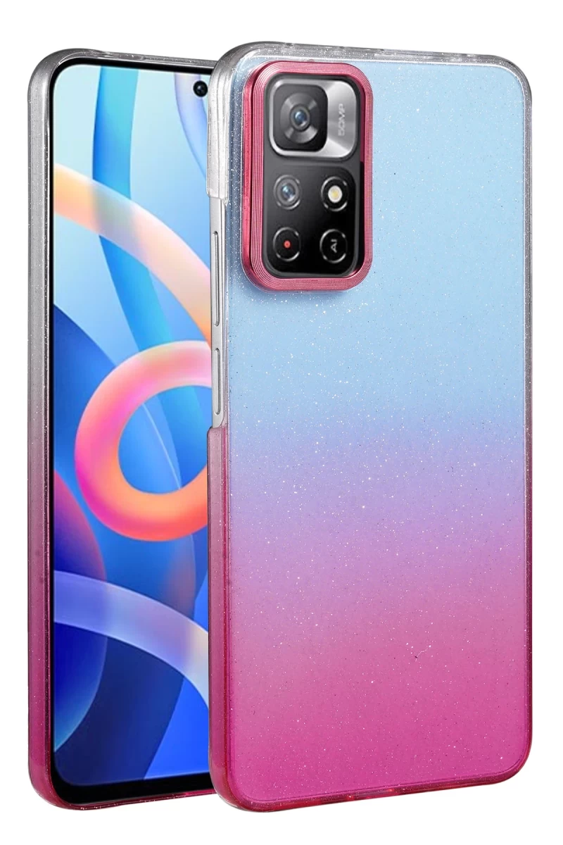 Xiaomi Redmi Note 11 Pro Uyumlu Glossy Kapak - Pembe