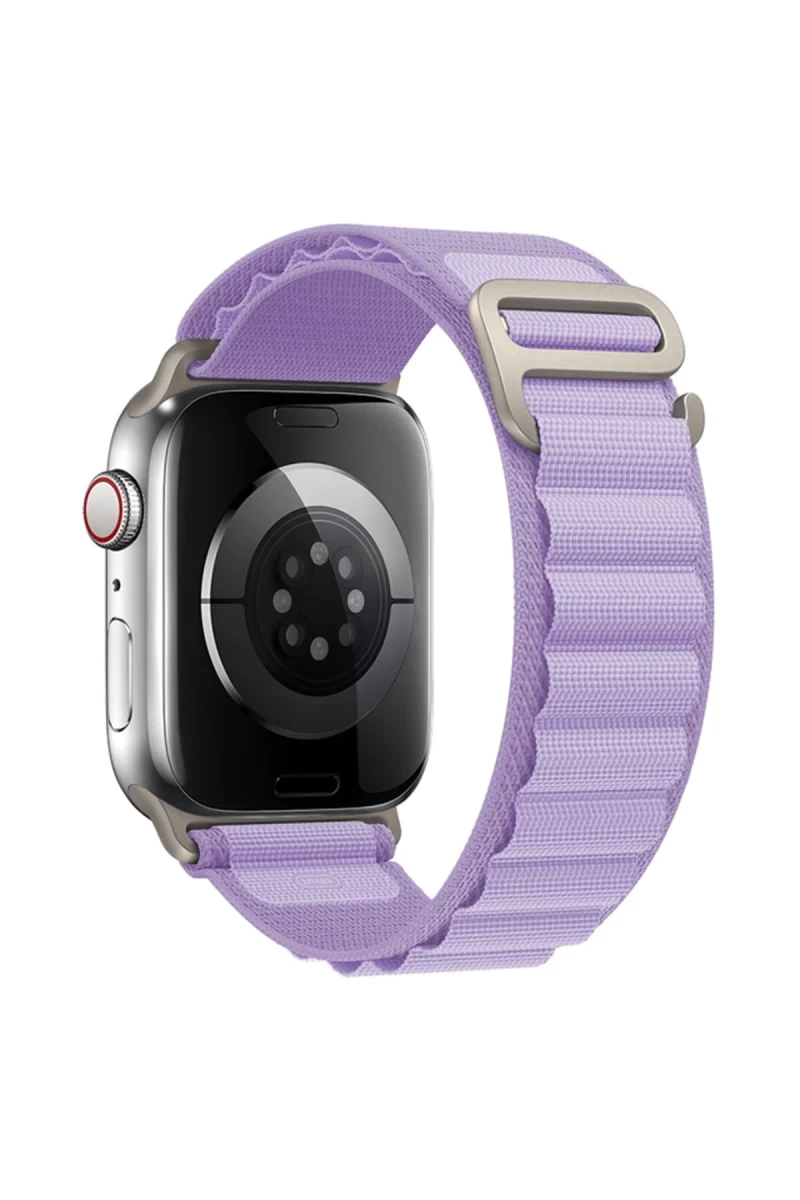Apple Watch 38mm Uyumlu Mountain Kordon - Lila