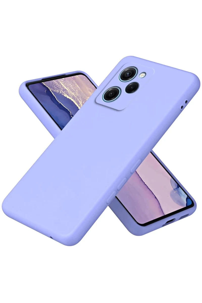 Xiaomi Poco X5 Pro 5G Uyumlu Nano içi Kadife Silikon - Lila