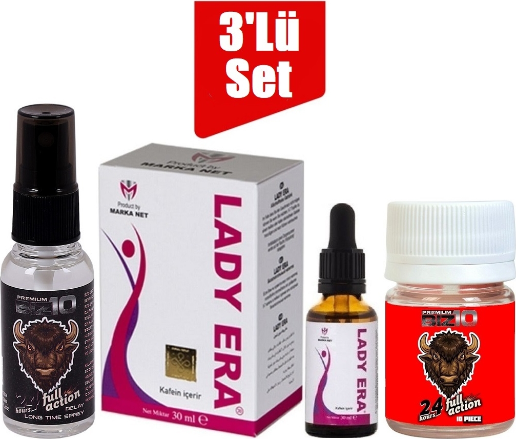 Bizon Sprey Lady Era Kadın Kadin Kadın Damla Bizon 100MG 10lu