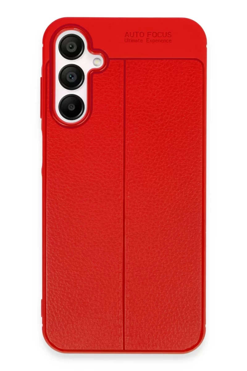 Samsung Galaxy A25 5G Uyumlu Kılıf Auto Focus Kapak - Kırmızı