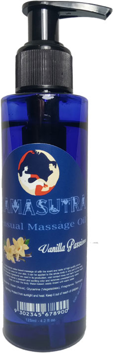 Kamasutra Big Size Vanilla Sensual Pleasure Massage Oil   |   Aromatik Vanilyalı ER0TIK Masaj Yağı 125 ml