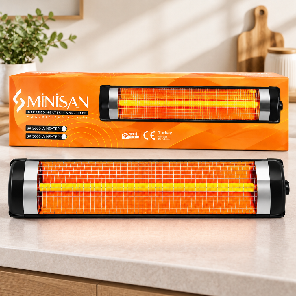 UFO TİPİ) ELEKTRİKLİ ISITICI INFARED SOBA ( 3000W)