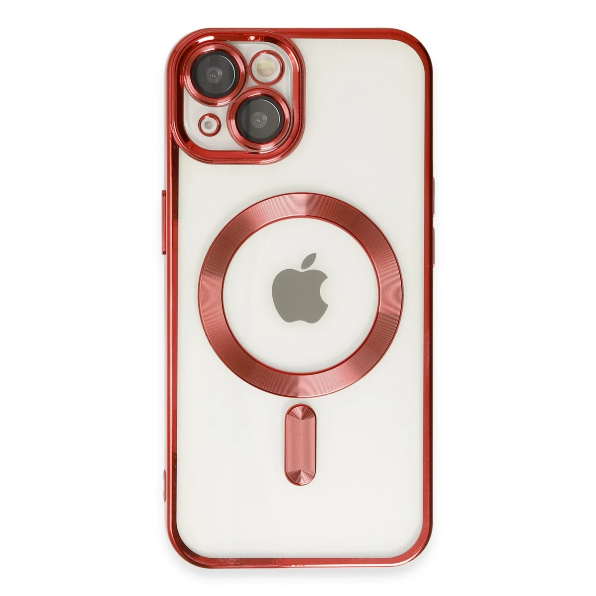Apple iPhone 14 Plus Uyumlu Kılıf Kross Magneticsafe Kapak - Kırmızı