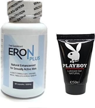 Playboy Ontic Playboy Lubricant 50 ml Jel + Eron Plus 60lı Erkeklere Özel