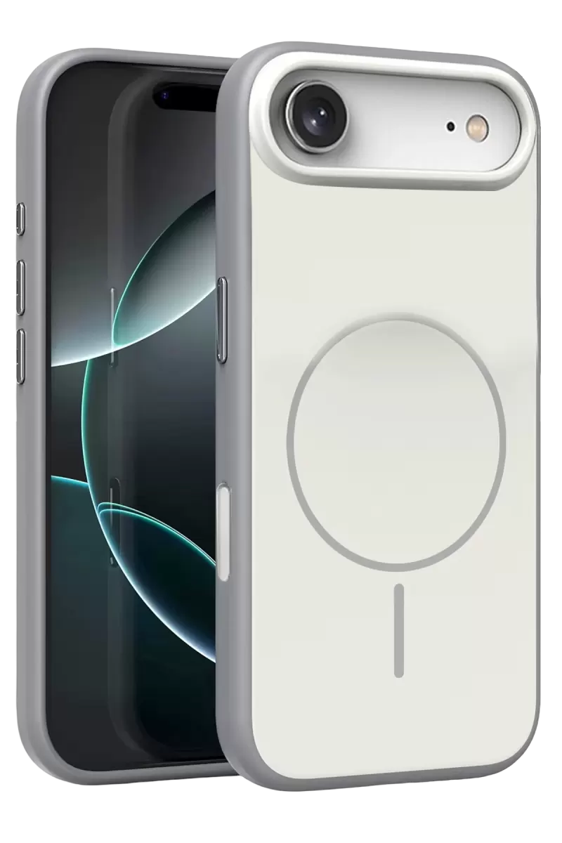 Joko Apple iPhone 17 Uyumlu Air Uyumlu Neva Magsafe Kapak - Gri