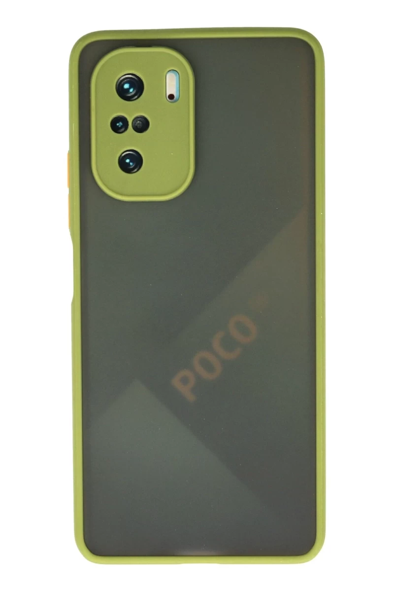 Xiaomi Poco F3 Uyumlu Kılıf Montreal Silikon Kapak - Açık Yeşil