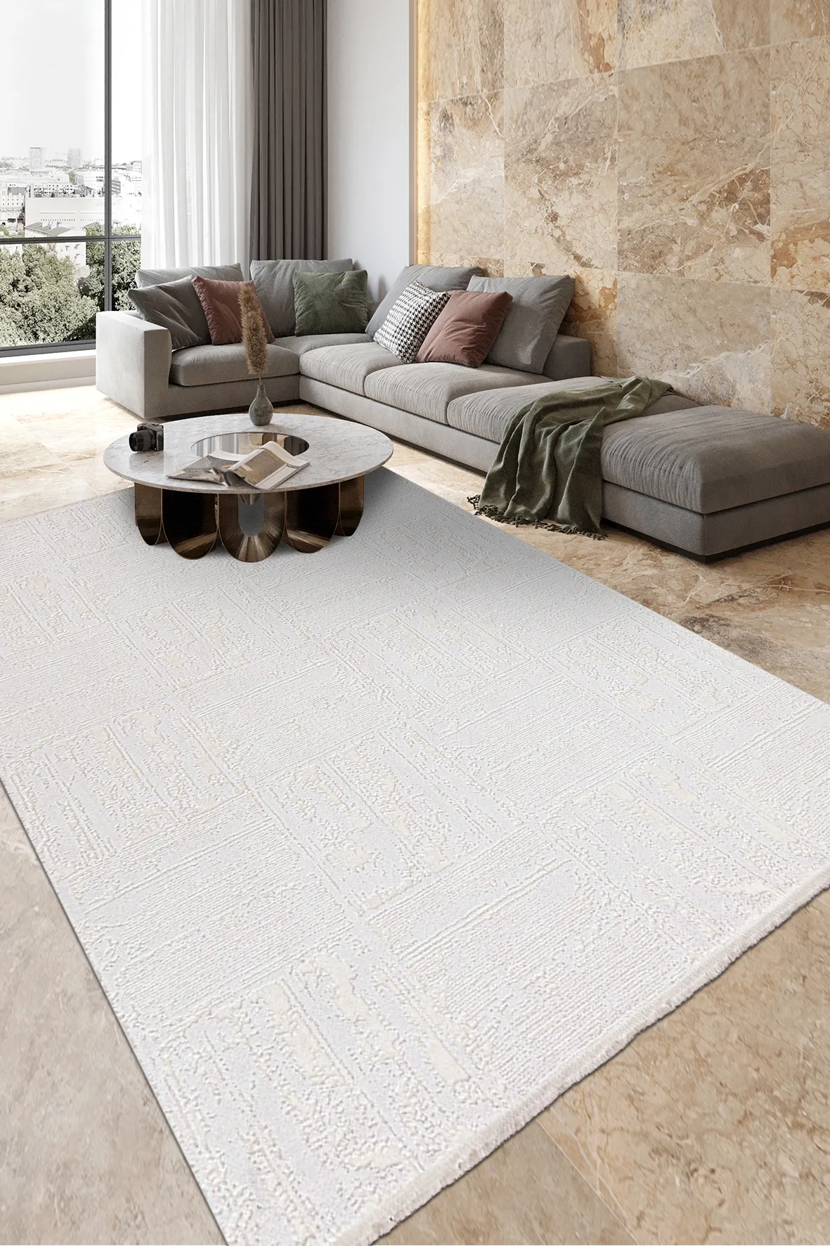 YoudayHomeCollection GASPİNA Model Oturma Odası Halısı · EBAT: 100X300