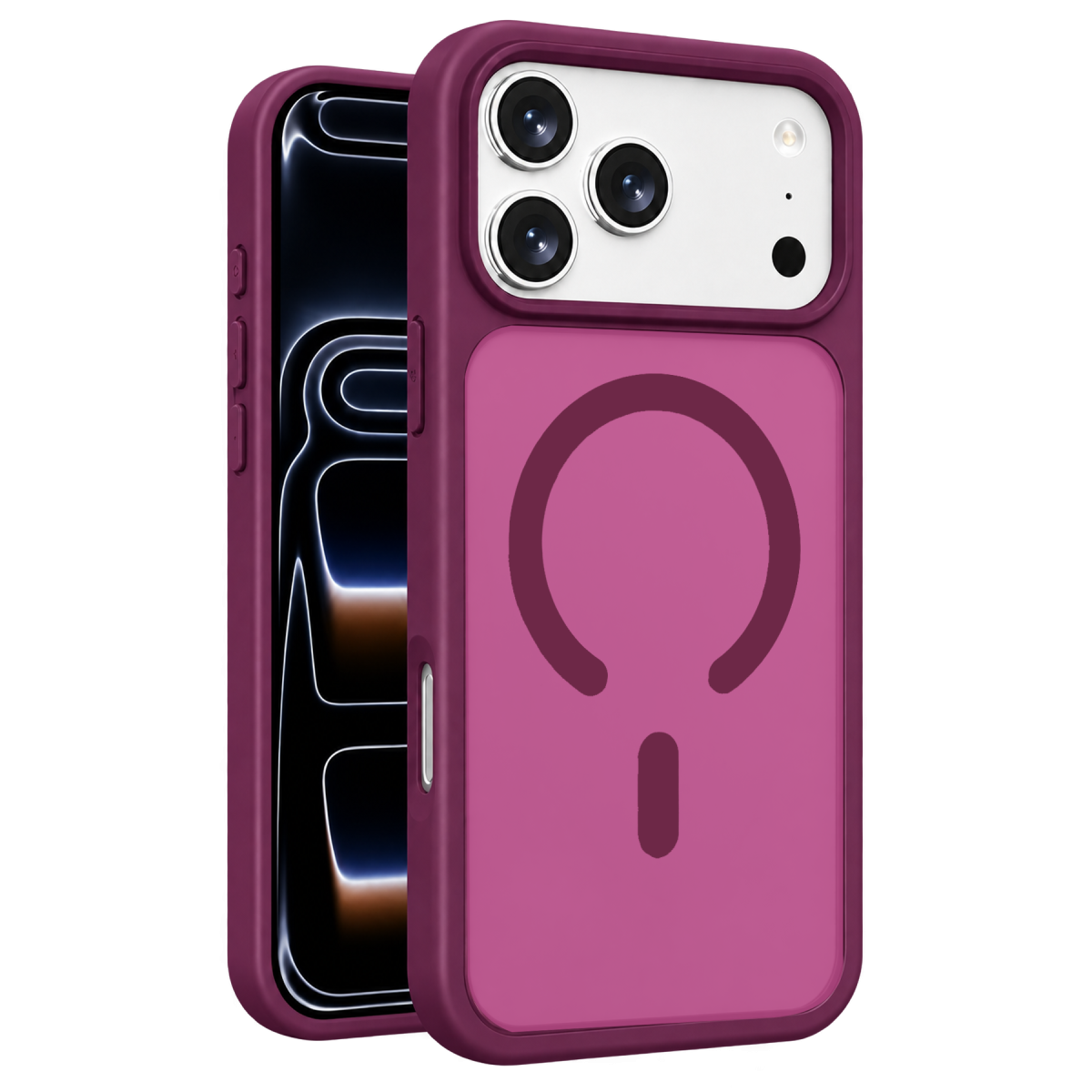 Joko Apple iPhone 18 Pro Max Uyumlu Jota Magsafe Kapak - Bordo