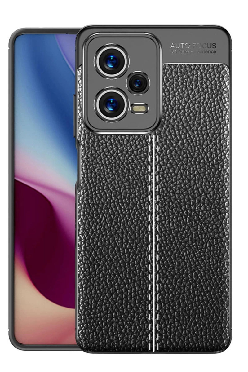 Xiaomi Redmi Note 12 Pro 5G Uyumlu Kılıf Auto Focus Kapak - Siyah